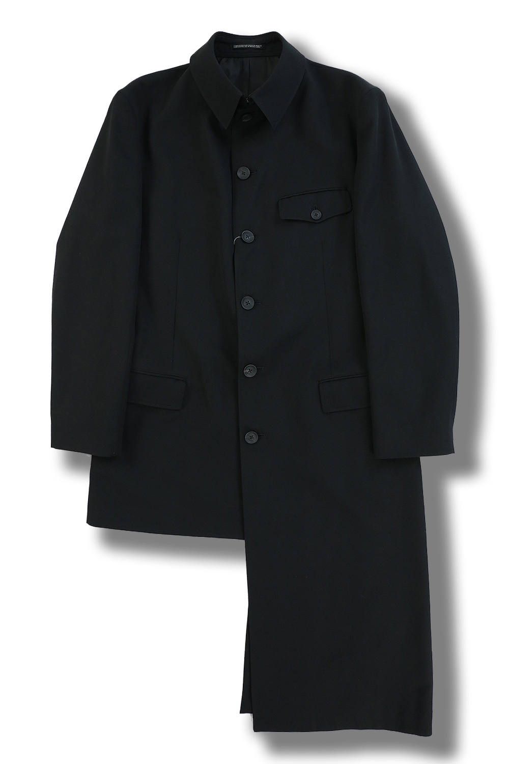 yohji yamamoto 19aw 襟アンバランスシャツ pci.org.py