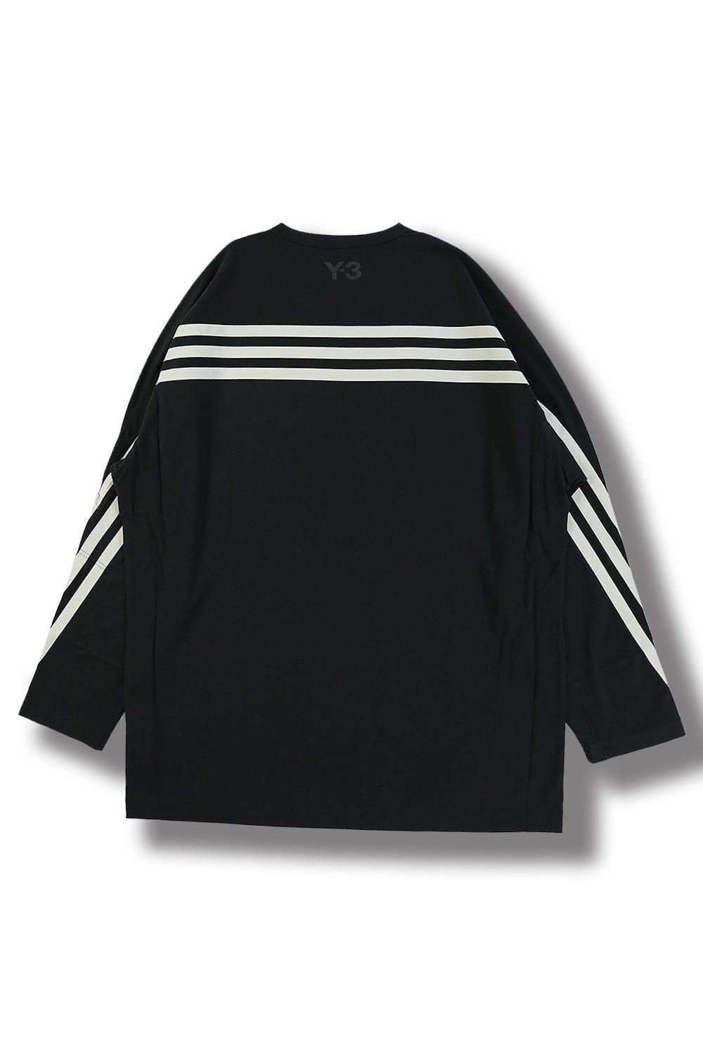 レア】Y-3 U 3STP LS TEE 3ストライプ ロングスリーブ ティー袖丈長袖