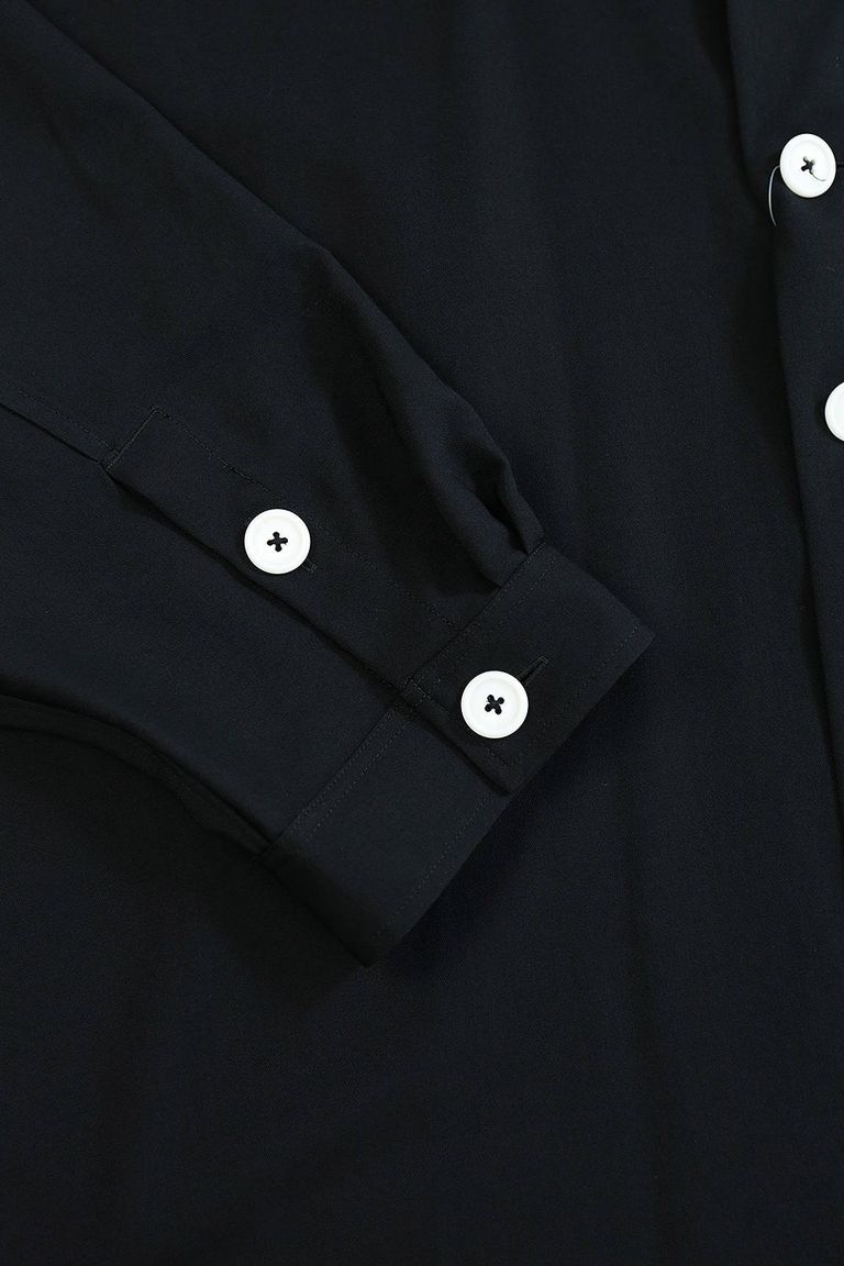 yohji yamamoto - 【yohji yamamoto】M-BIGシャツコート白釦A(BLACK) | Acacia ONLINESTORE yohji yamamoto - 【yohji yamamoto】M-BIGシャツコート白釦A(BLACK) | Acacia ONLINESTORE