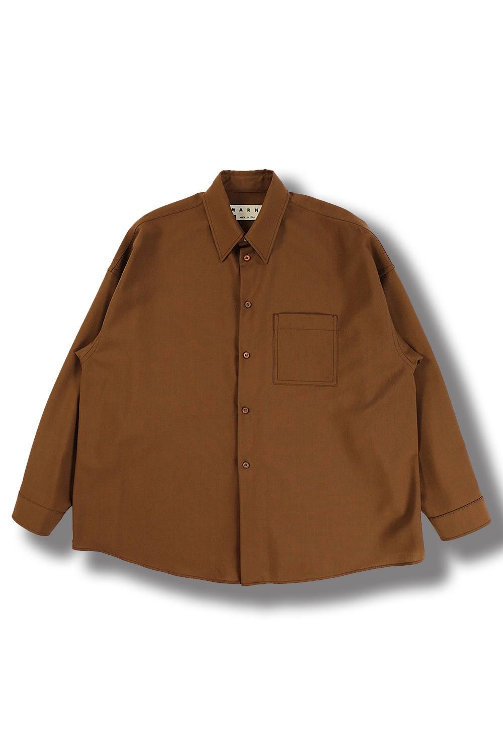 MARNI - TROPICAL WOOL SHIRTS(BLUE NAVY) | Acacia ONLINESTORE
