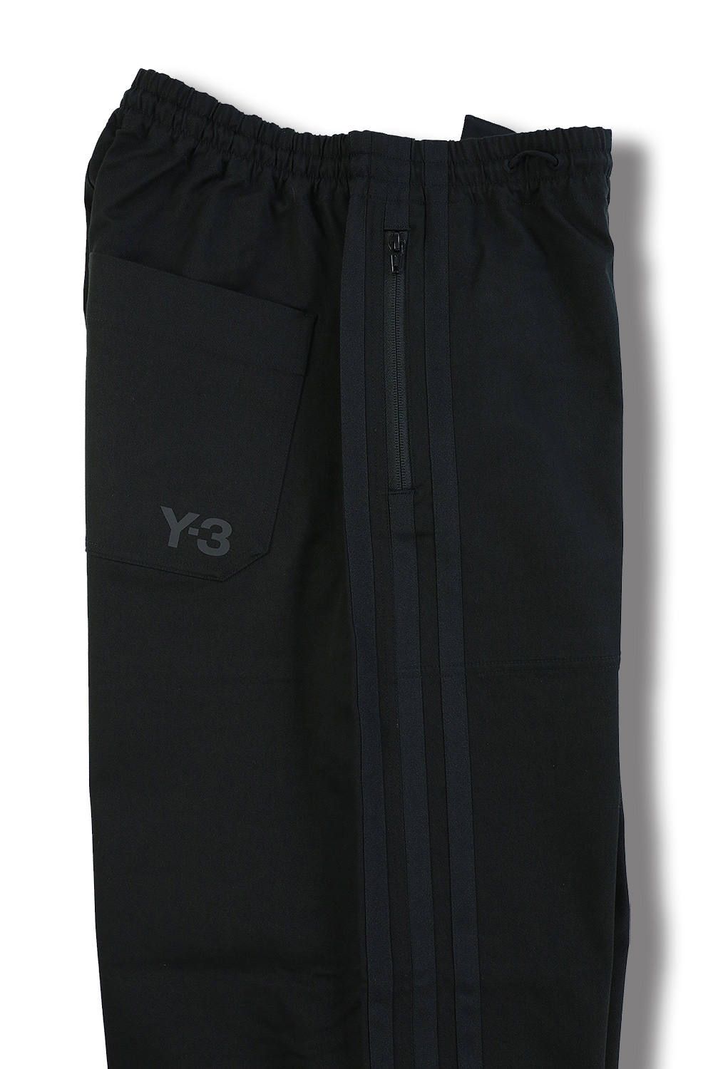 在庫あ格安 新品 Y-3 M 3STP GABADINE WIDE PANTS 低価国産