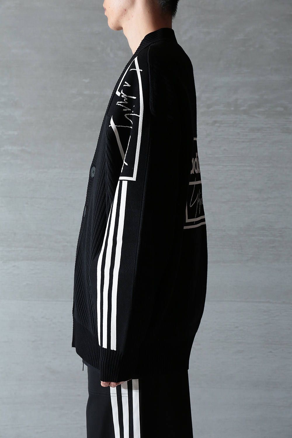 Y-3 - U TECK KNIT CARDIGAN(BLACK/ECRU) | Acacia ONLINESTORE