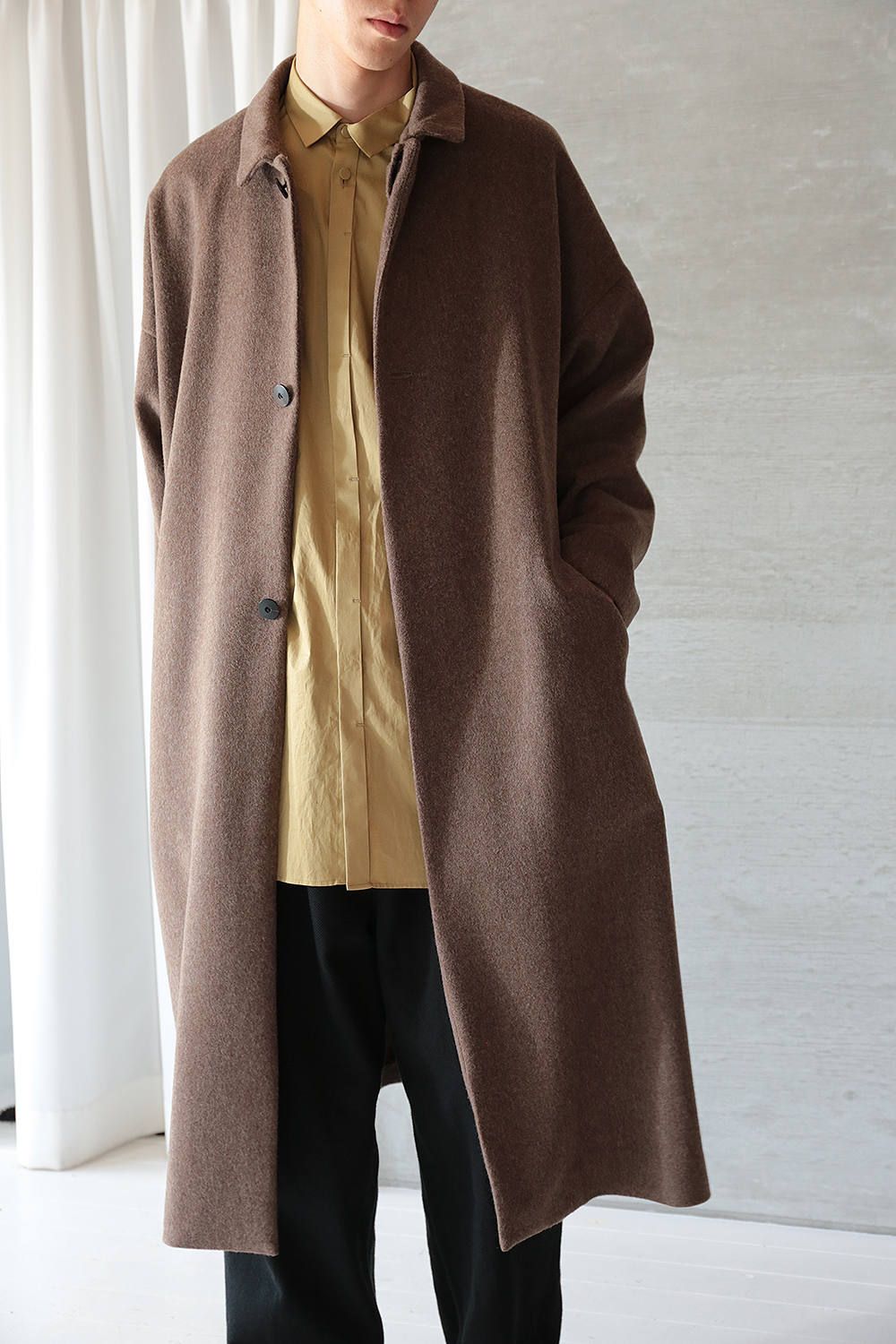 Dulcamara - ラムビーバーBIGコート(BROWN) | Acacia ONLINESTORE