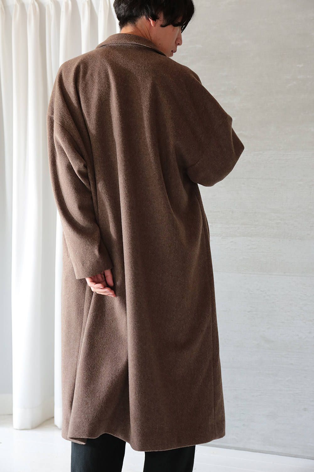 Dulcamara - ラムビーバーBIGコート(BROWN) | Acacia ONLINESTORE