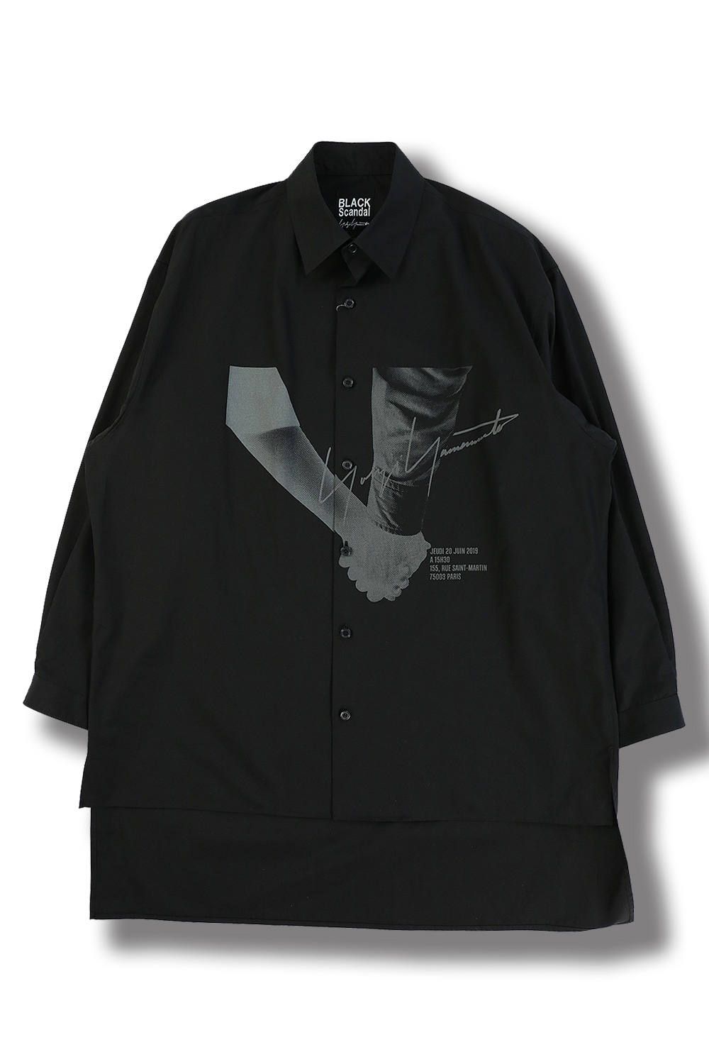 20SS BLACK Scandal Yohji Yamamotoスタッフシャツ | ochge.org