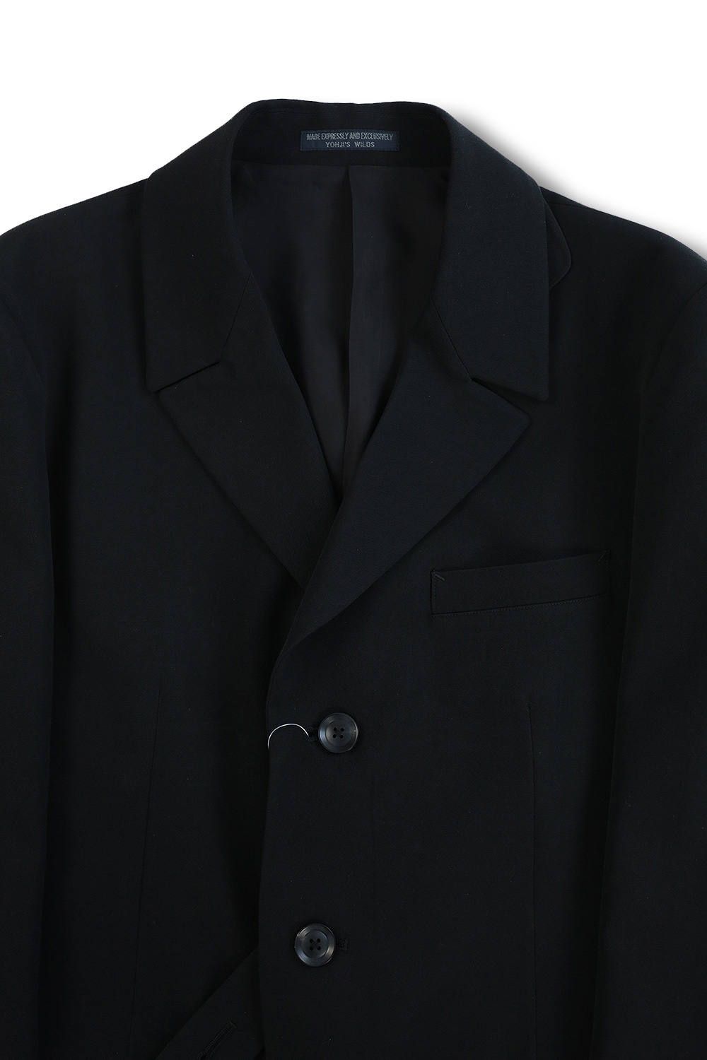 yohji yamamoto - 【yohji yamamoto】W-DrJKTタブ付キ(BLACK) | Acacia 