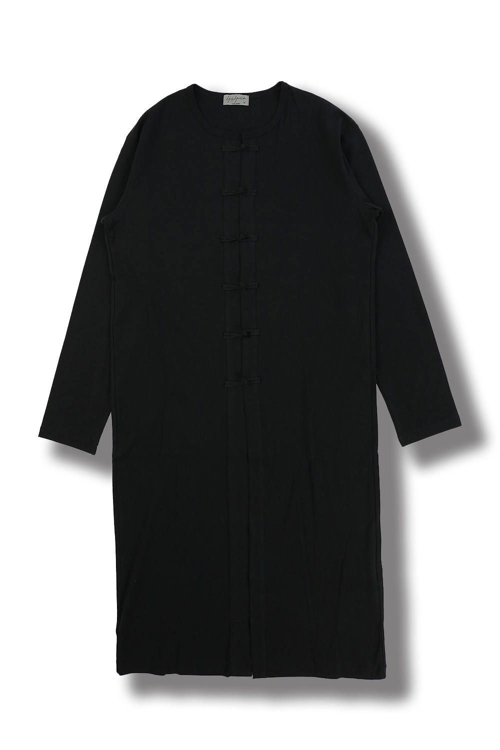 yohji yamamoto - 【yohji yamamoto】シャカ釦アキCD長袖(BLACK