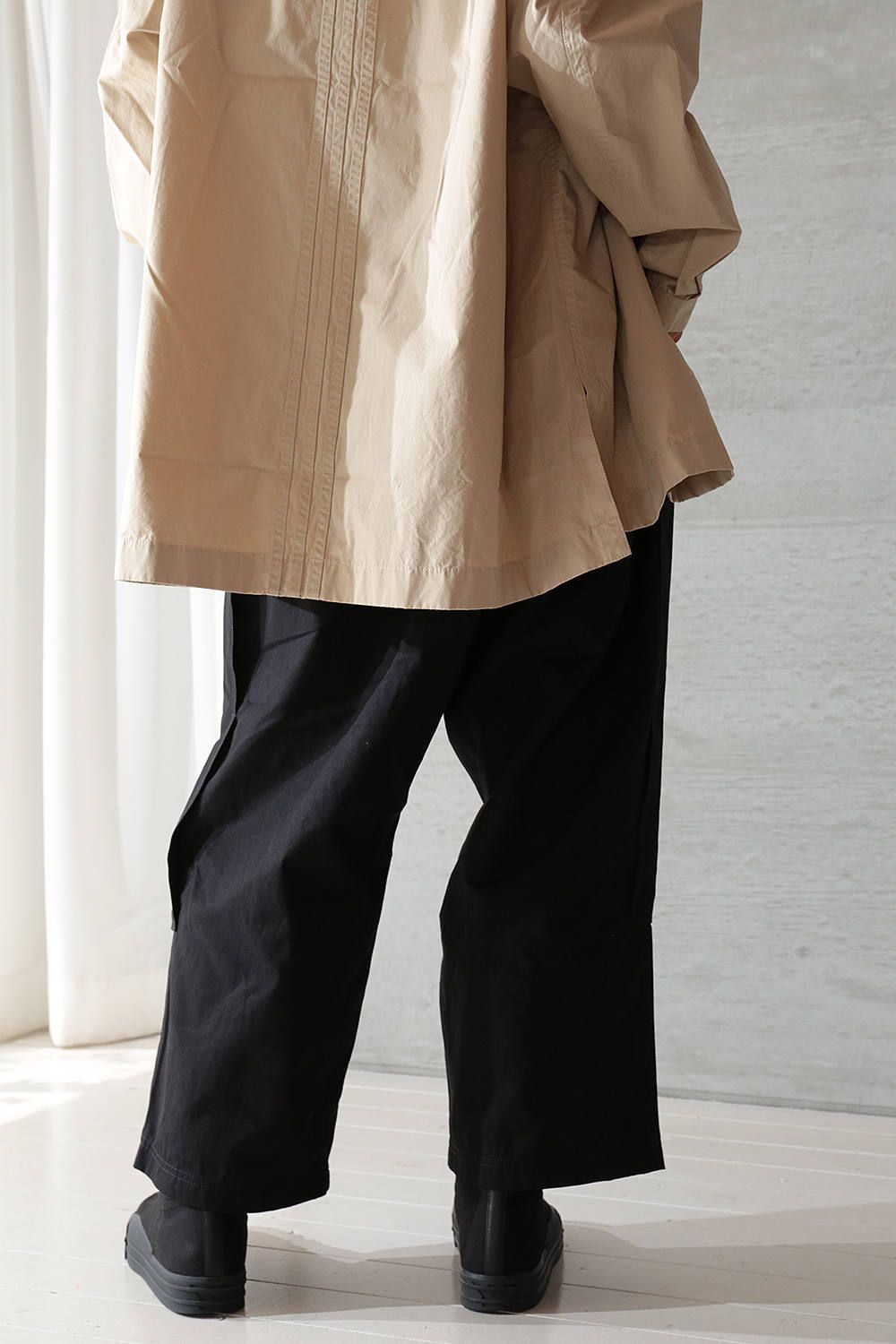 直売価格 【Y-3】CANVAS WORKWEAR CROPPED PANTS ブラック ワーク