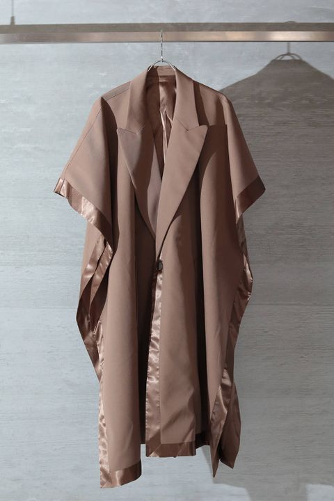 hed mayner 21aw unbuttoned coat ヘドメイナー ファッション