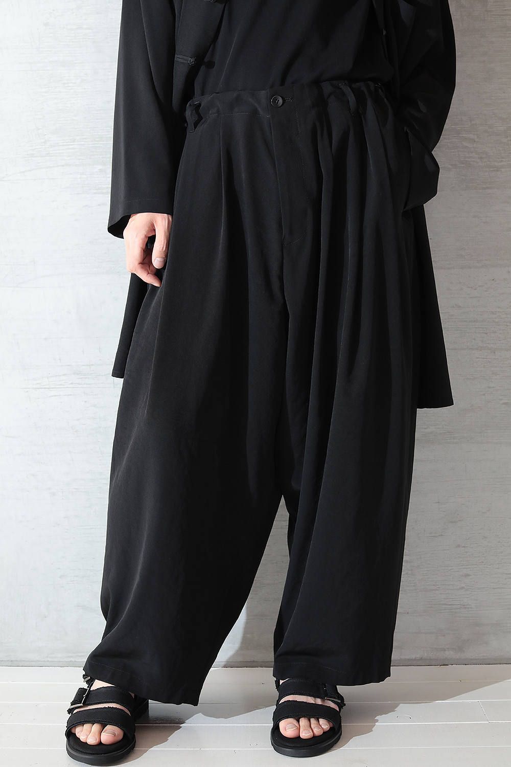 yohji yamamoto - 【yohji yamamoto】G-サルエル風パンツ(BLACK) | Acacia ONLINESTORE