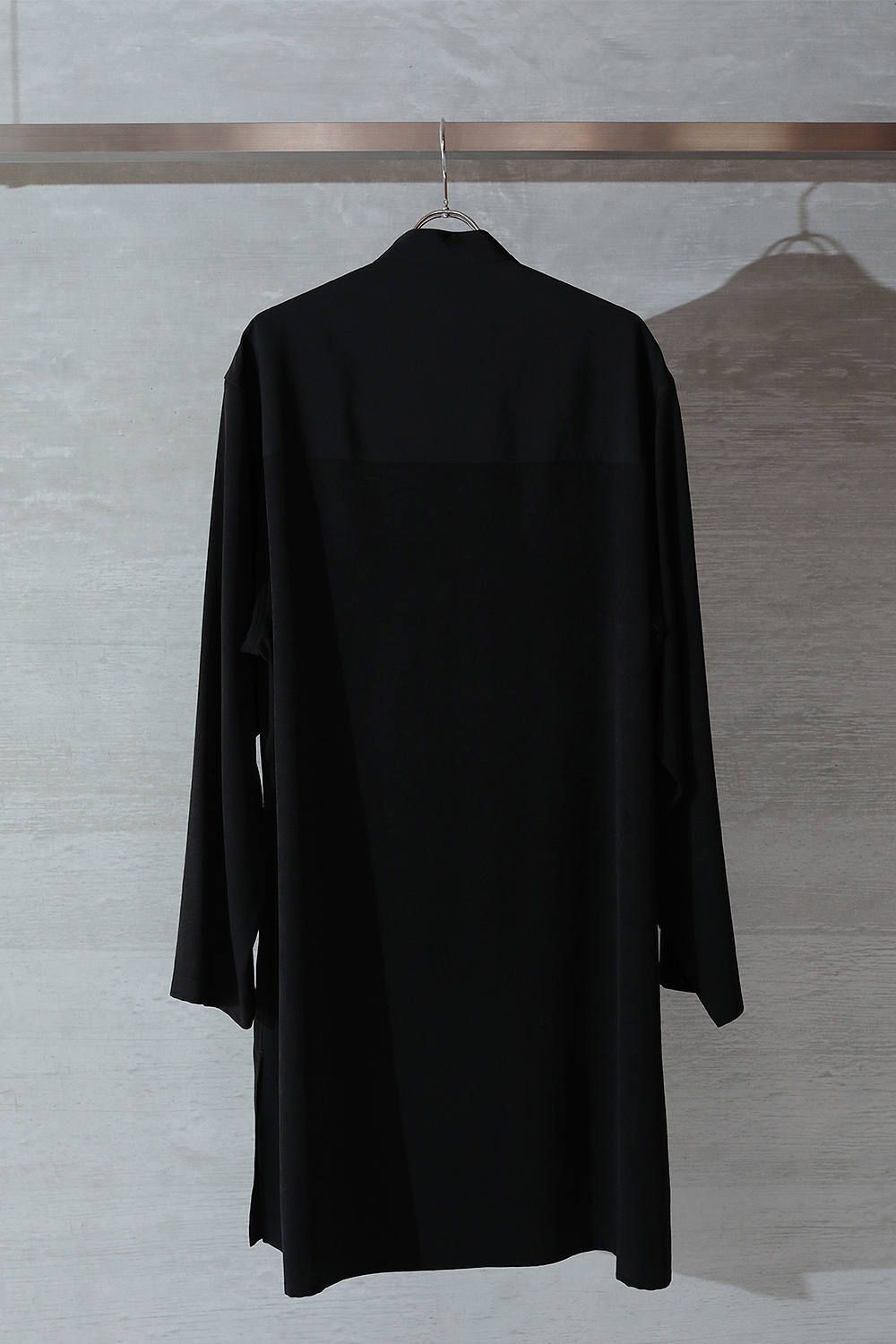 yohji yamamoto - 【yohji yamamoto】M-チャイナシャツ(BLACK