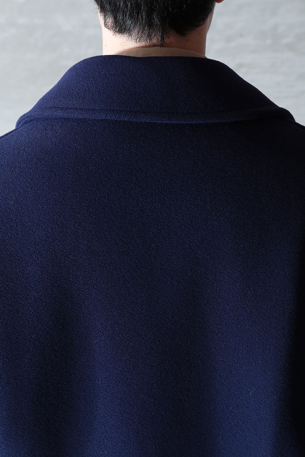 MARNI - 【23AW/ラスト1点】VIRGIN WOOL FELT PEA COAT(BLU MARINE