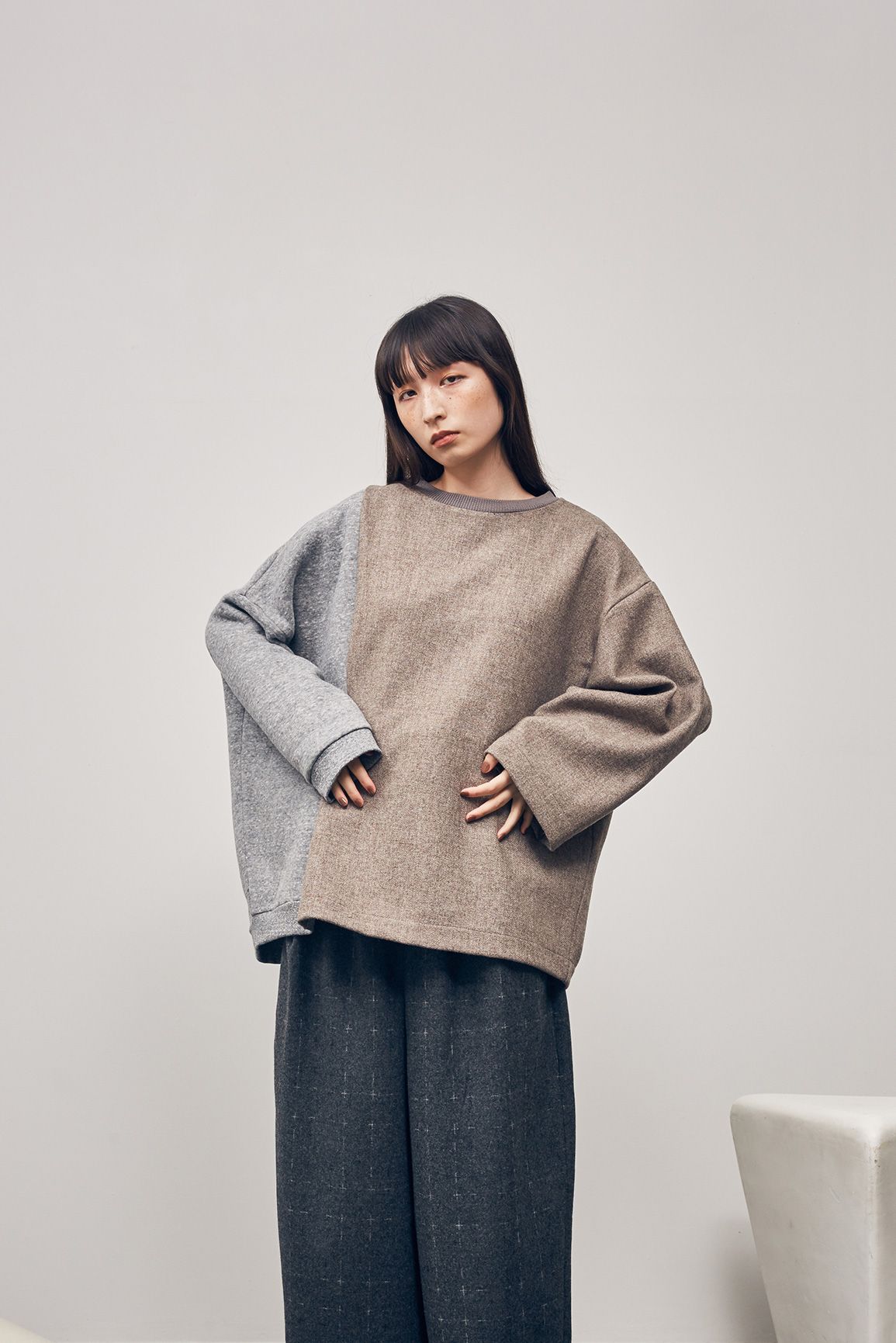 Dulcamara - 切替SWアシメPO(Heather Gray) | Acacia ONLINESTORE