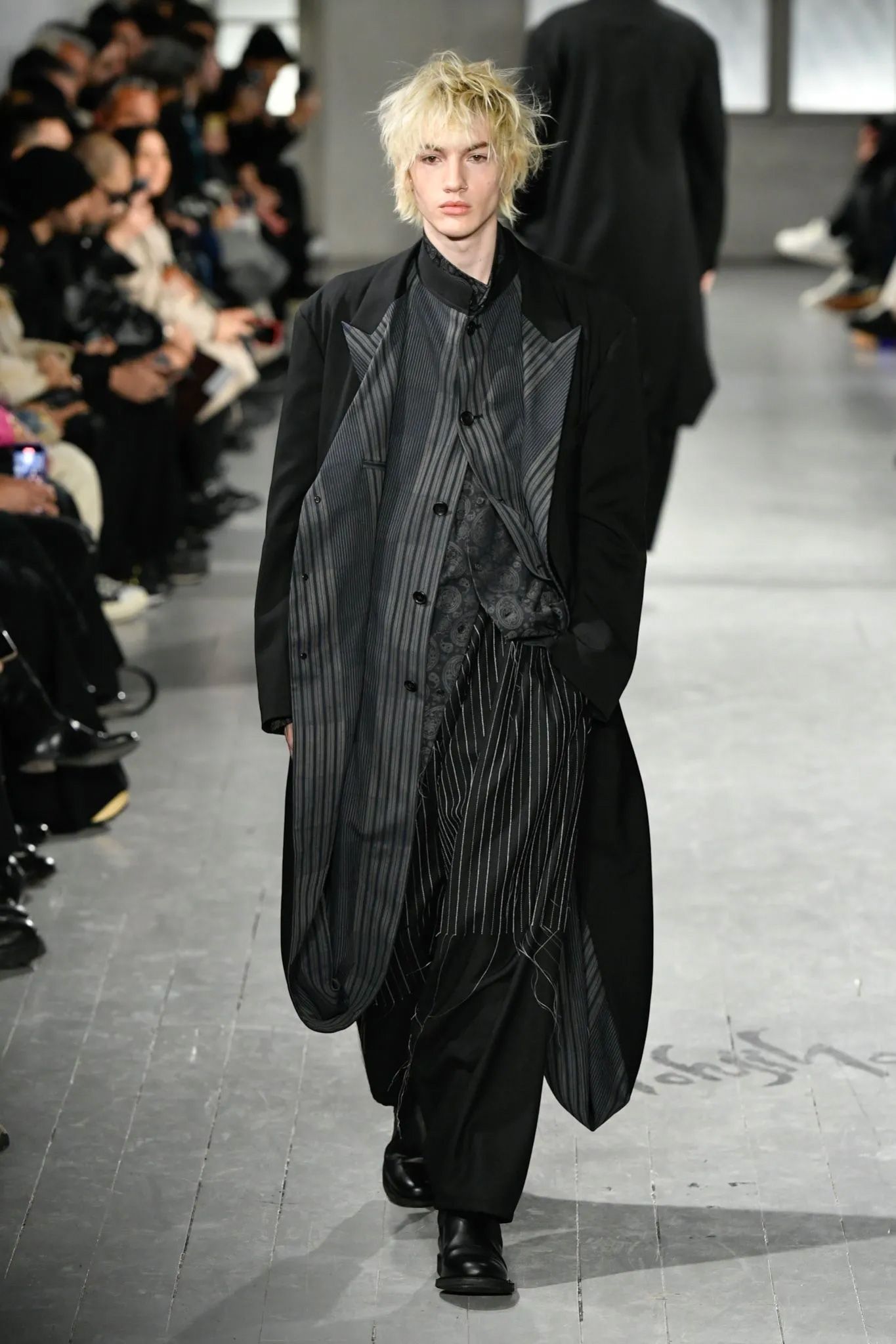 Yohji yamamoto ヨウジヤマモト　21ss アイプリント　ギャバ