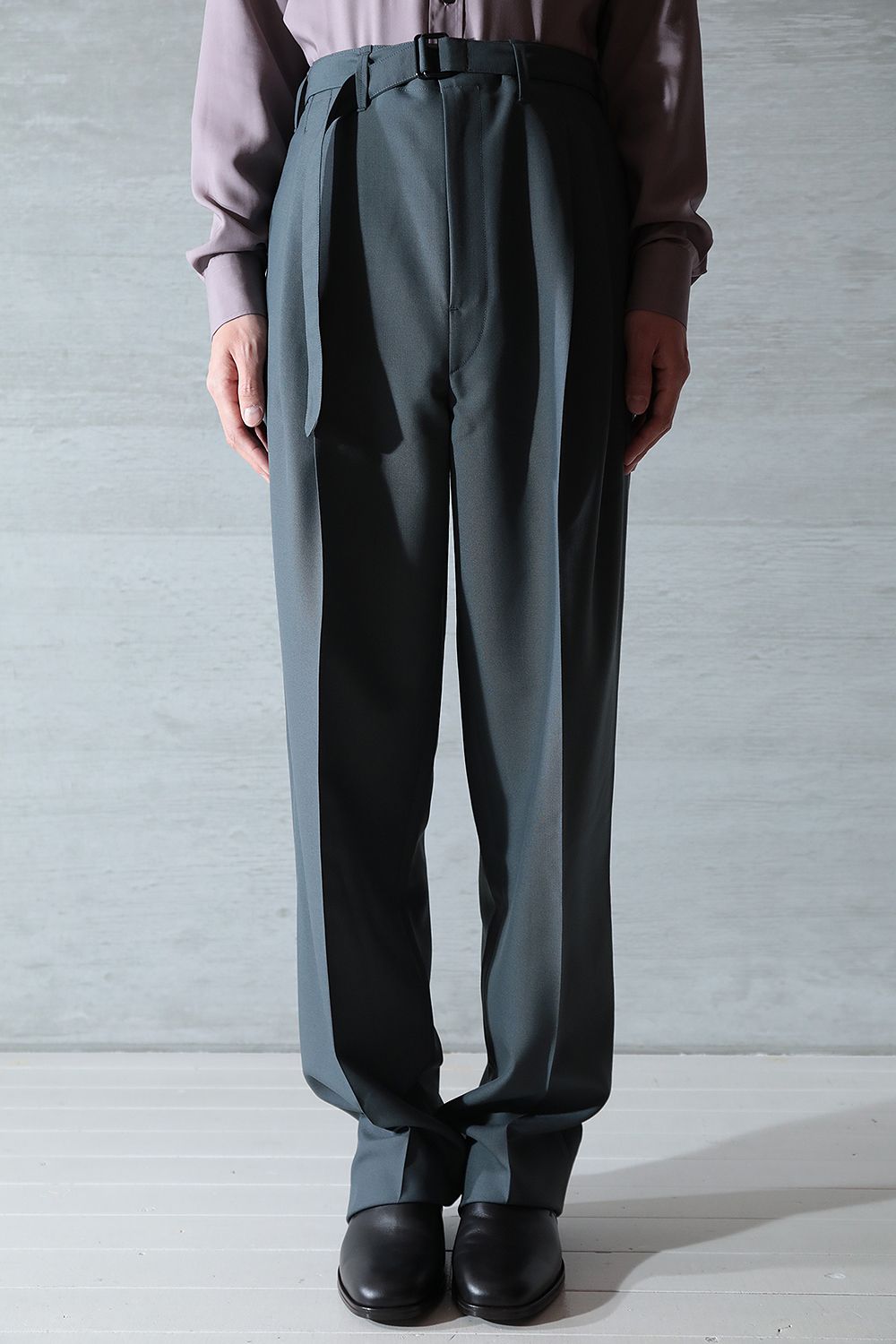 美品】LEMAIRE / BELTED 2 PLEAT PANTS bckediri.beacukai.go.id