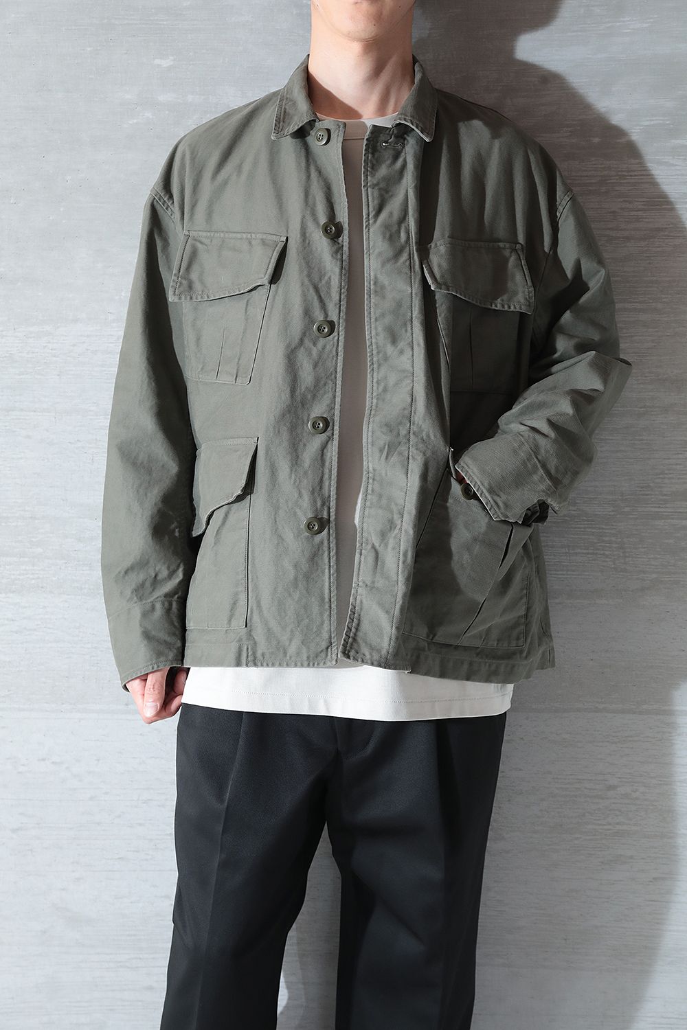 WEWILL - FATIGUE JACKET(KHAKI) | Acacia ONLINESTORE