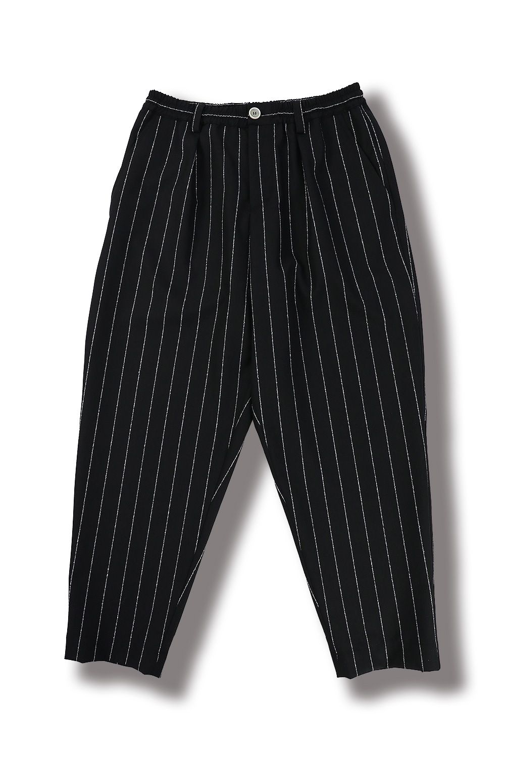 MARNI - FRESCO WOOL CROPPED PANTS(BLACK STRIPE) | Acacia ONLINESTORE