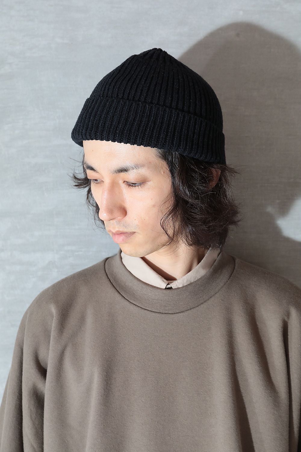 JAN-JAN VAN ESSCHE - BEANIE#5(PITCH BLACK LALIN) | Acacia ONLINESTORE