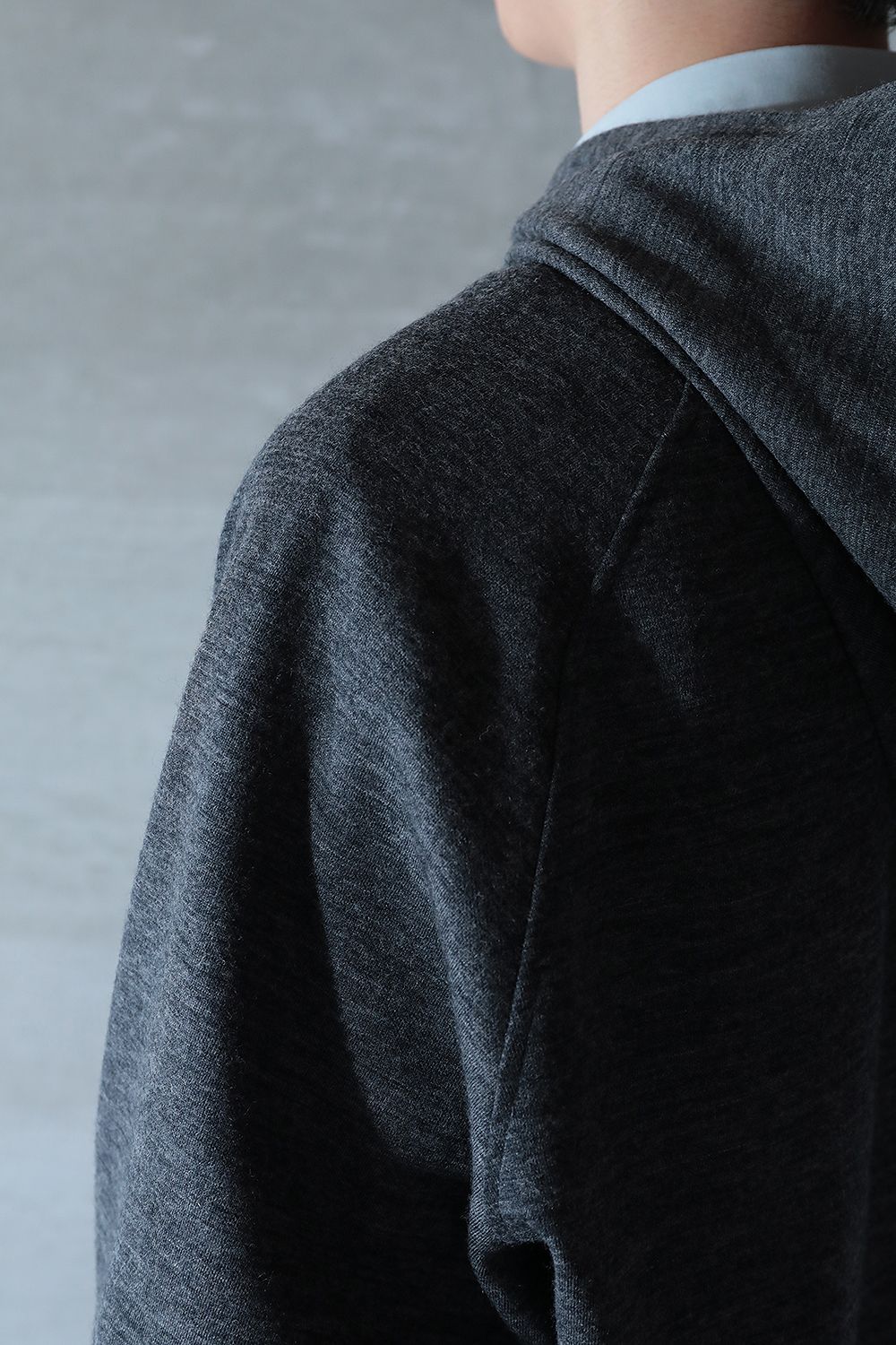 THE RERACS - 【23AW/ラスト1点】RERACS HALF ZIP HOODED PULLOVER(TOP