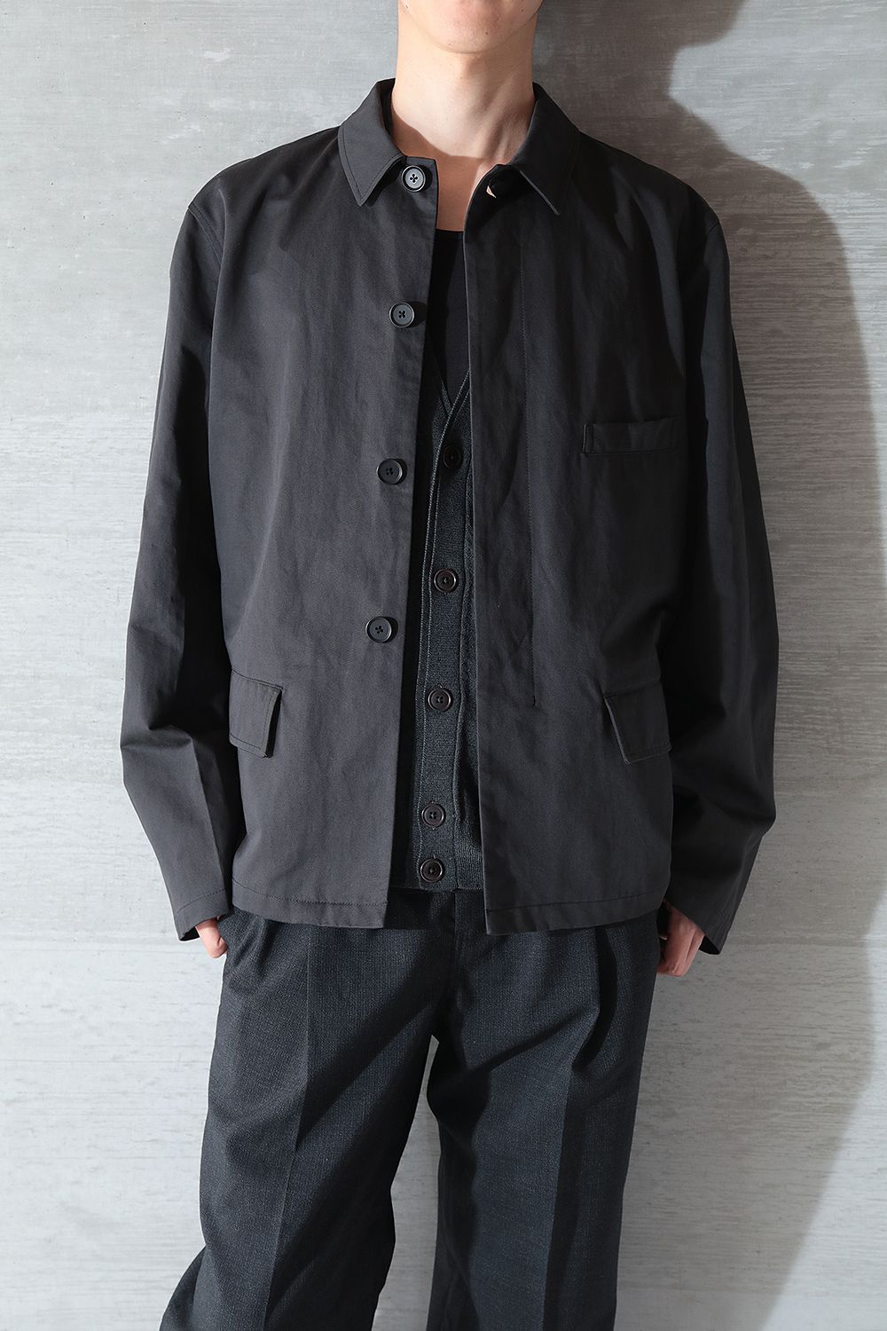 LEMAIRE - WORKWEAR JACKET(SQUID INK) | Acacia ONLINESTORE