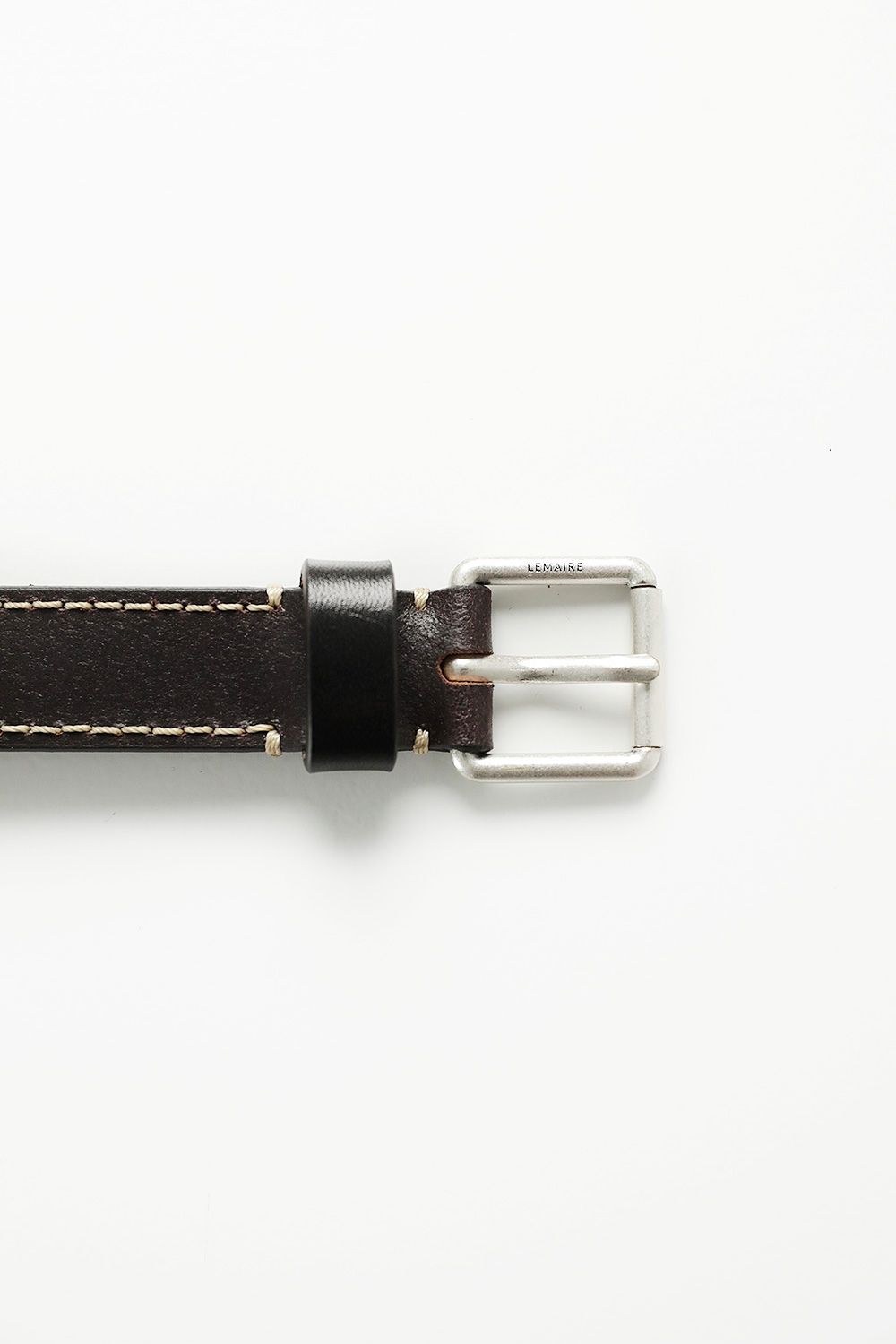 LEMAIRE - 【23AW/ラスト1点】REVERSED THIN BELT(DARK BROWN