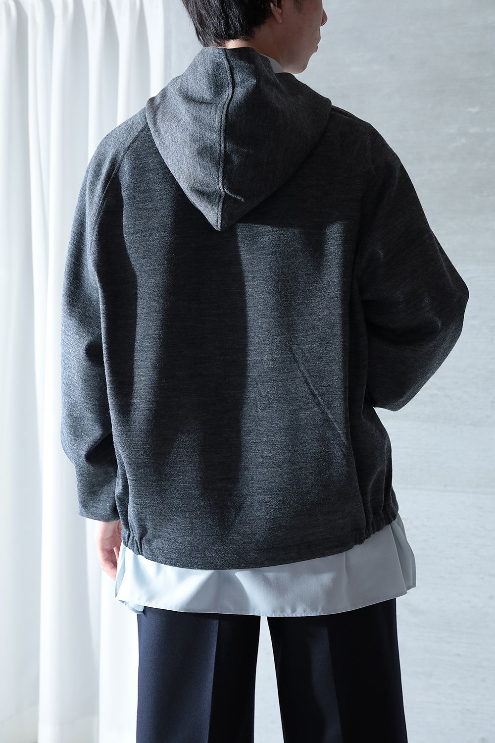 THE RERACS - 【23AW/ラスト1点】RERACS HALF ZIP HOODED PULLOVER(TOP