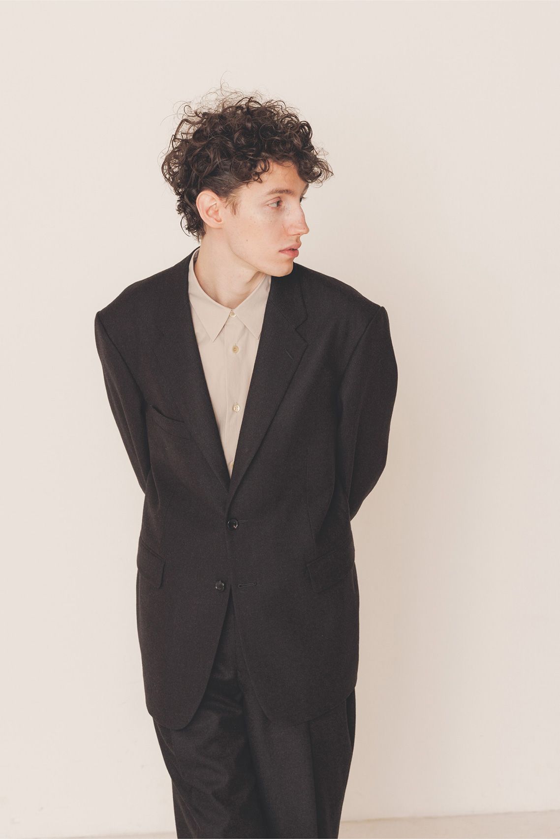 WEWILL - 【23AW/ラスト1点】TAILORED SQUARE JACKET(D.BROWN ...
