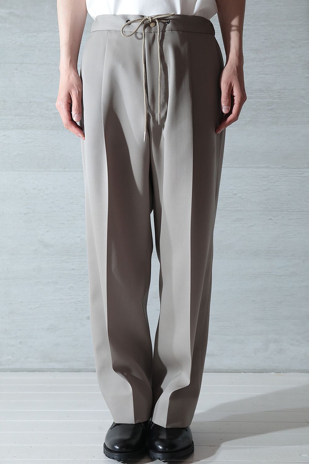 THE RERACS - THE EASY SLACKS WIDE(GREGE) | Acacia ONLINESTORE