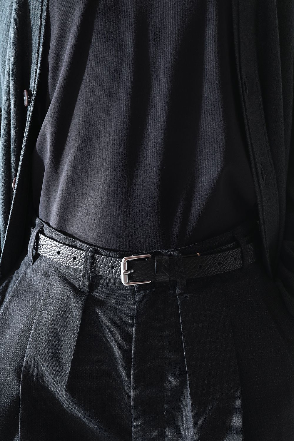 LEMAIRE - REVERSED THIN BELT(BLACK) | Acacia ONLINESTORE