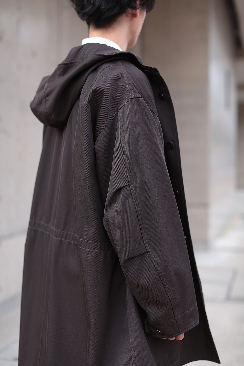 WEWILL - 【ラスト1点】HOODED OVER COAT(D.BROWN) | Acacia ONLINESTORE