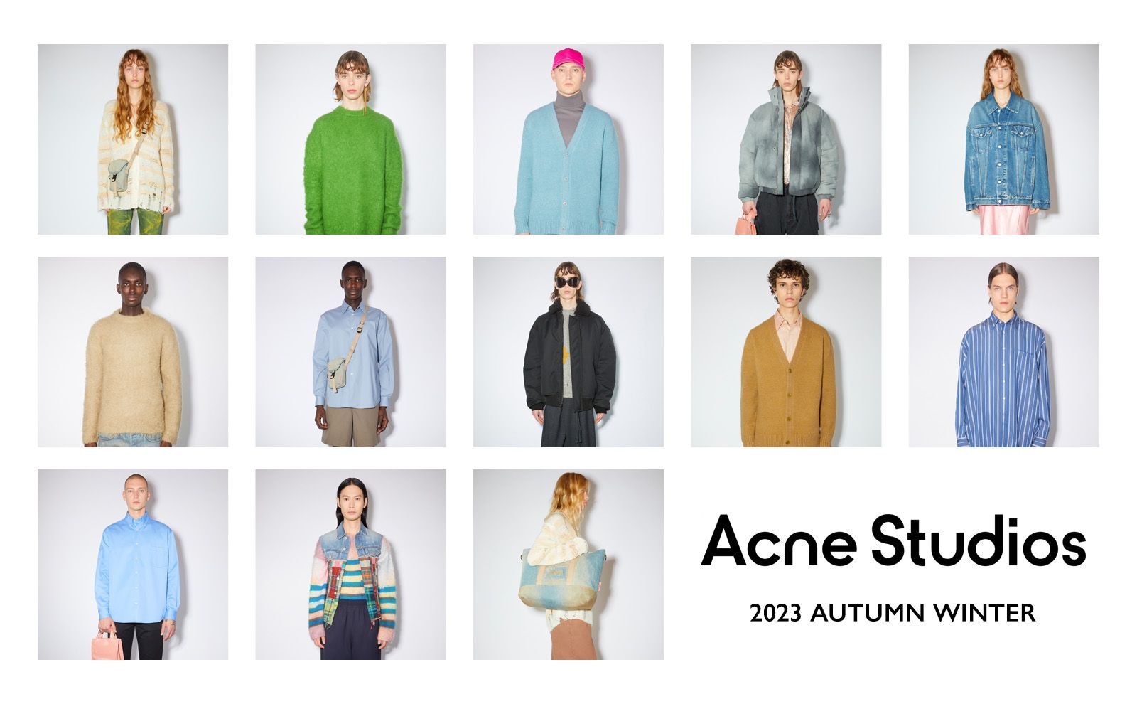 acne studios mineral blue セットアップ ジャケット-