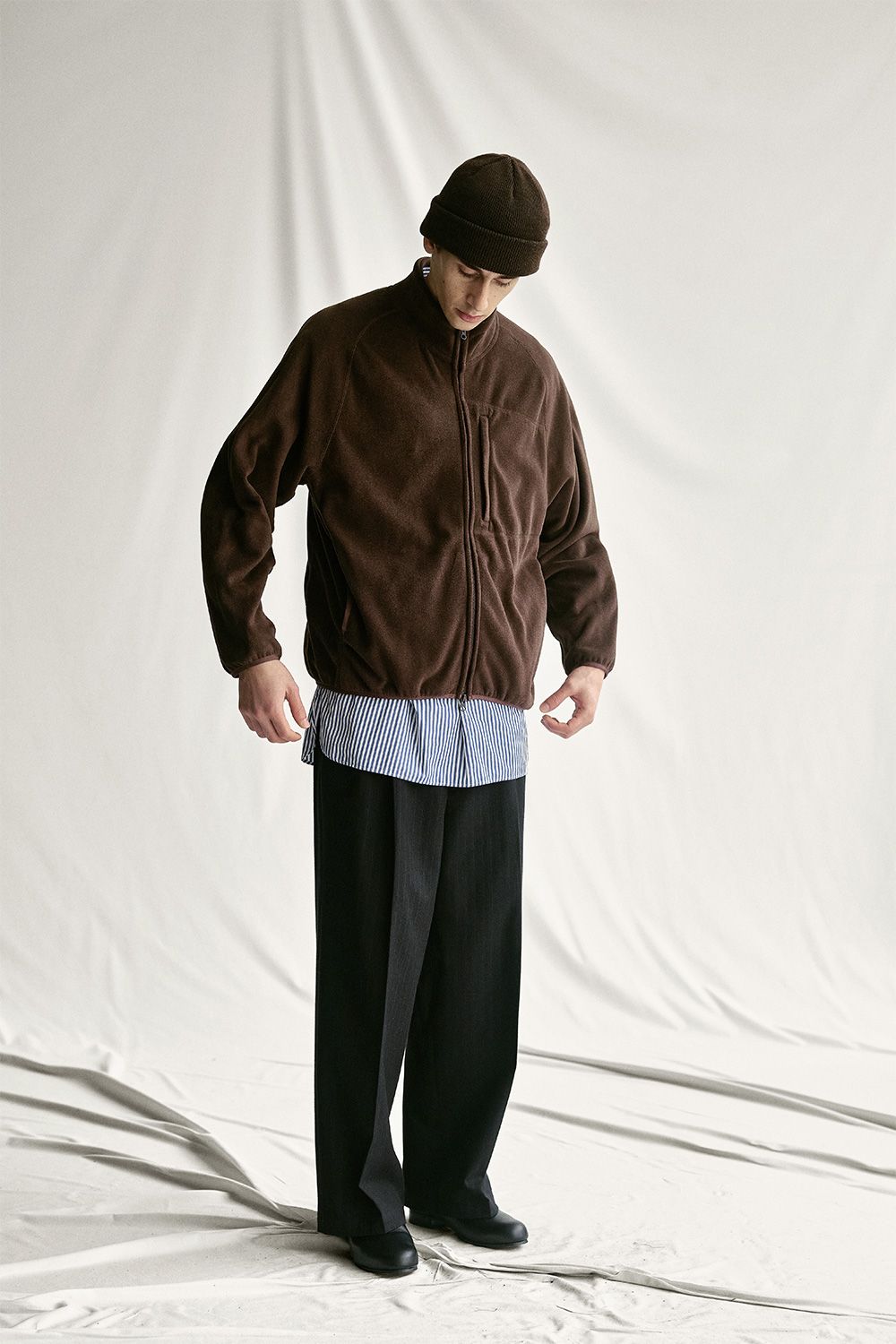 【23AW/ラスト1点】ALPINE ATTACK JACKET(BROWN/POLARTEC FREECE) - L