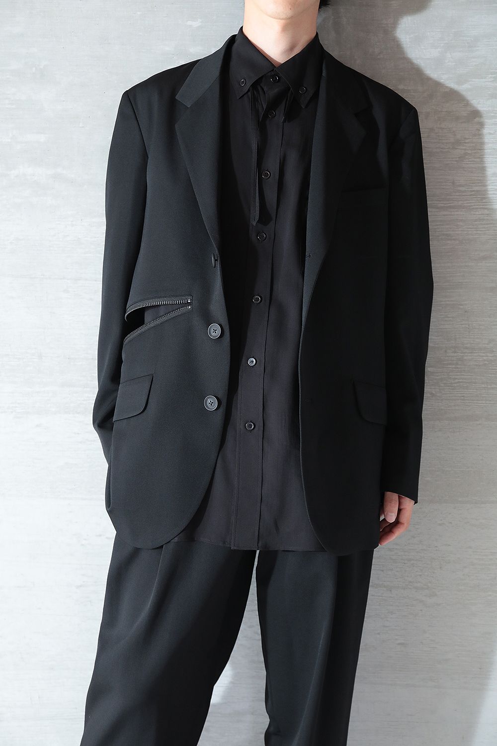 日本早割 - Yohji Yamamoto Pour Homme 右脇ファスナーあきJKT