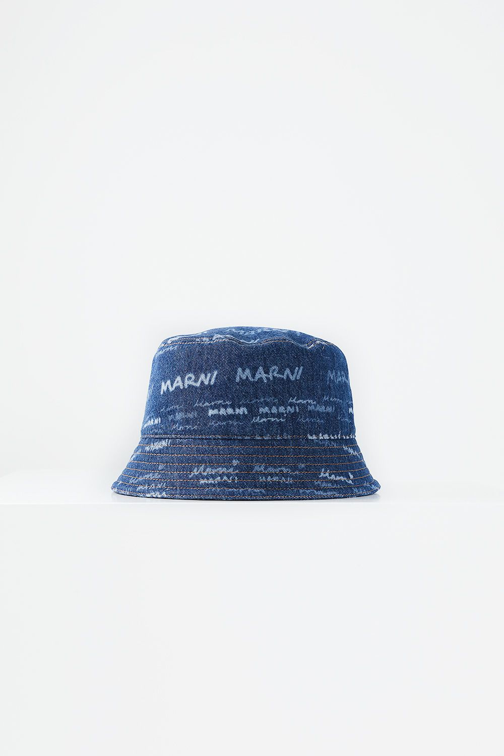 MARNI - 【23AW】BUCKET HAT -MEGAMARNI COTTON DENIM(IRIS BLUE
