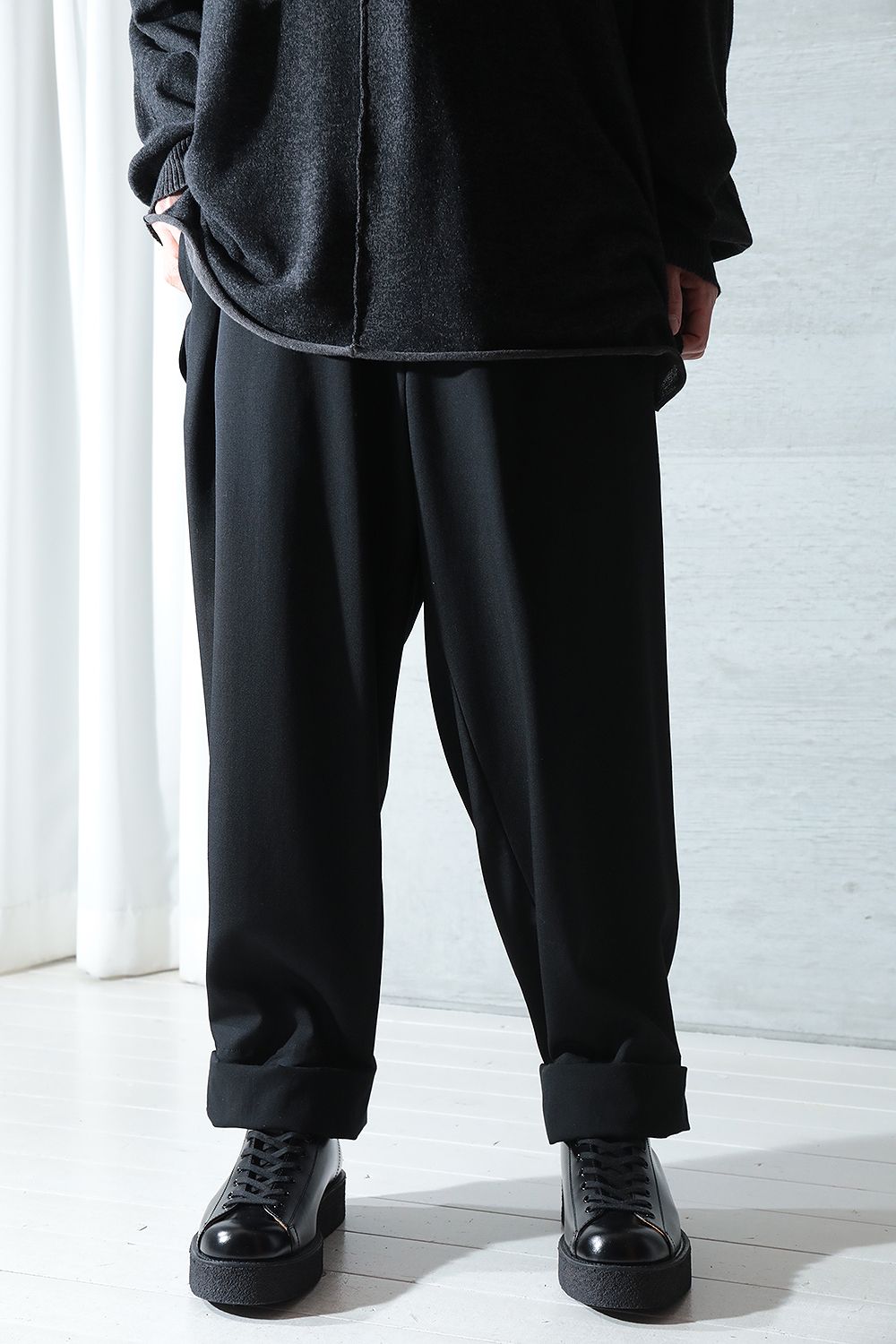 レア！ Yohji Yamamoto POUR HOMME ワイドストレートパンツ - パンツ