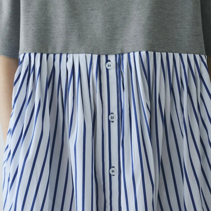 【残り一点】Cut Docking Shirt Dress