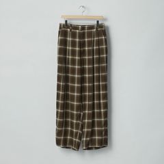 【残り一点】LY/VIS Check Wide Easy Trousers