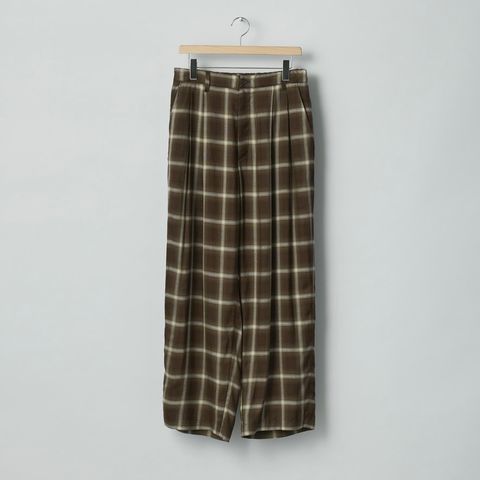 【残り一点】LY/VIS Check Wide Easy Trousers