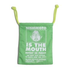 【残り一点】Big Drawstring Bag(GREEN)