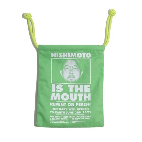 【残り一点】Big Drawstring Bag(GREEN)
