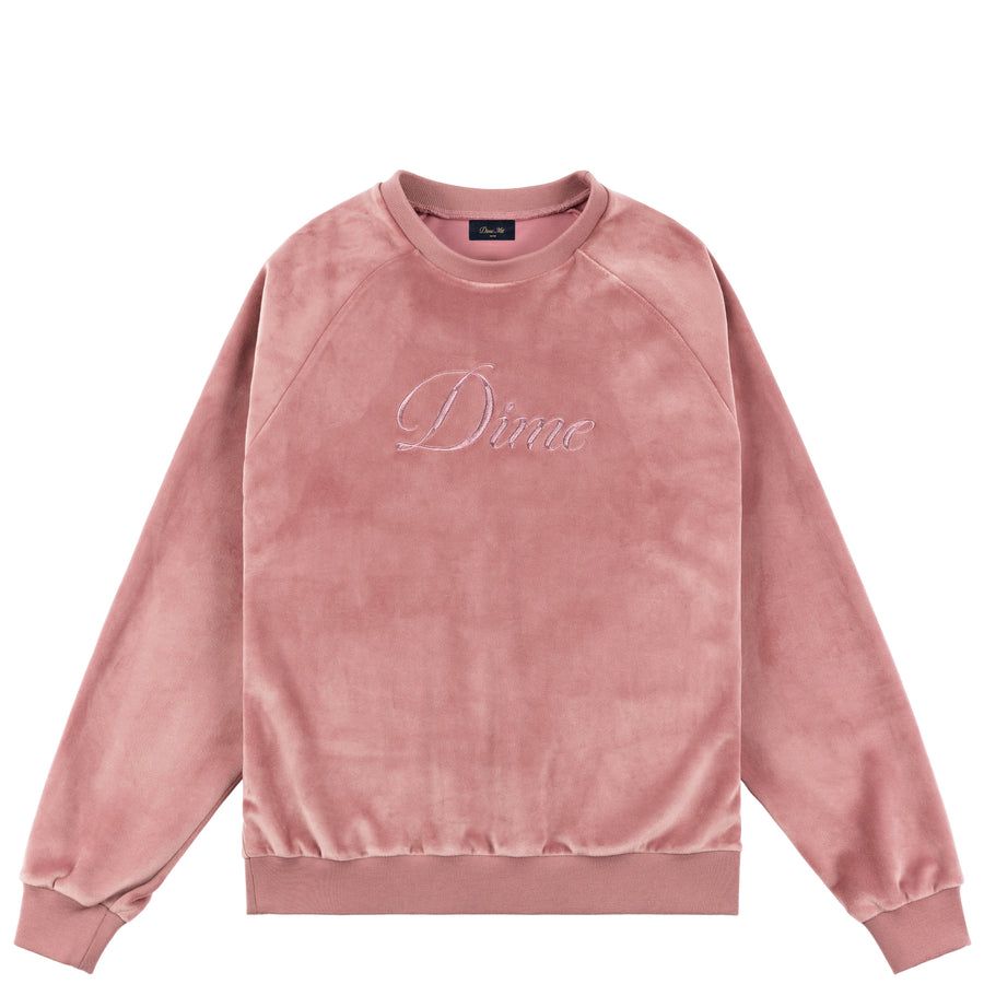 レビュー高評価商品 Dime - 【残りわずか】Cursive Velvet Crewneck | ACRMTSM トップス