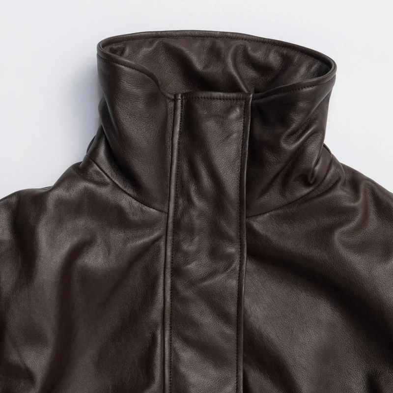【残り一点】Sheep Leather High Neck Blouson
