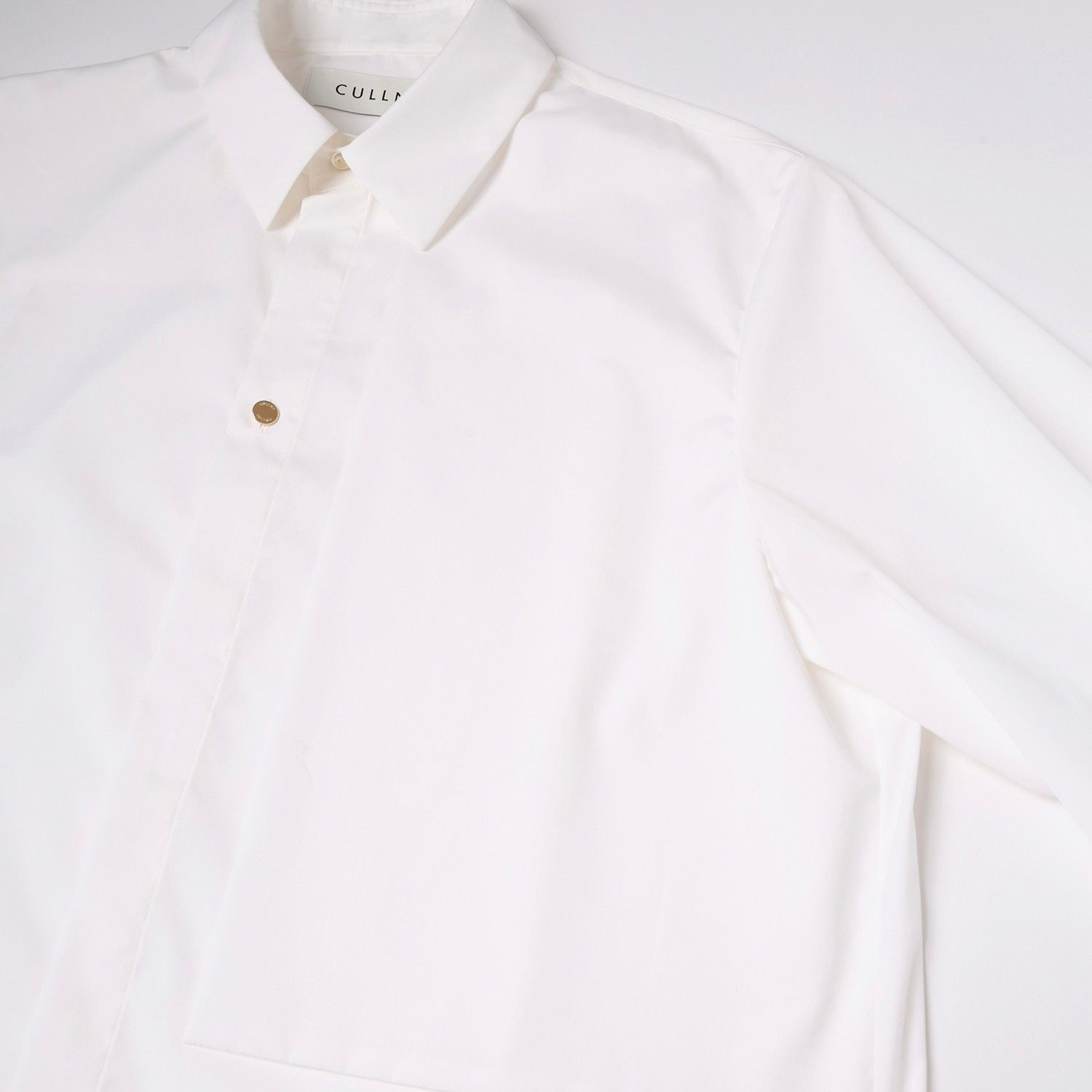 【残り一点】Broad Cloth Asymmetrical Long Sleeve Shirt