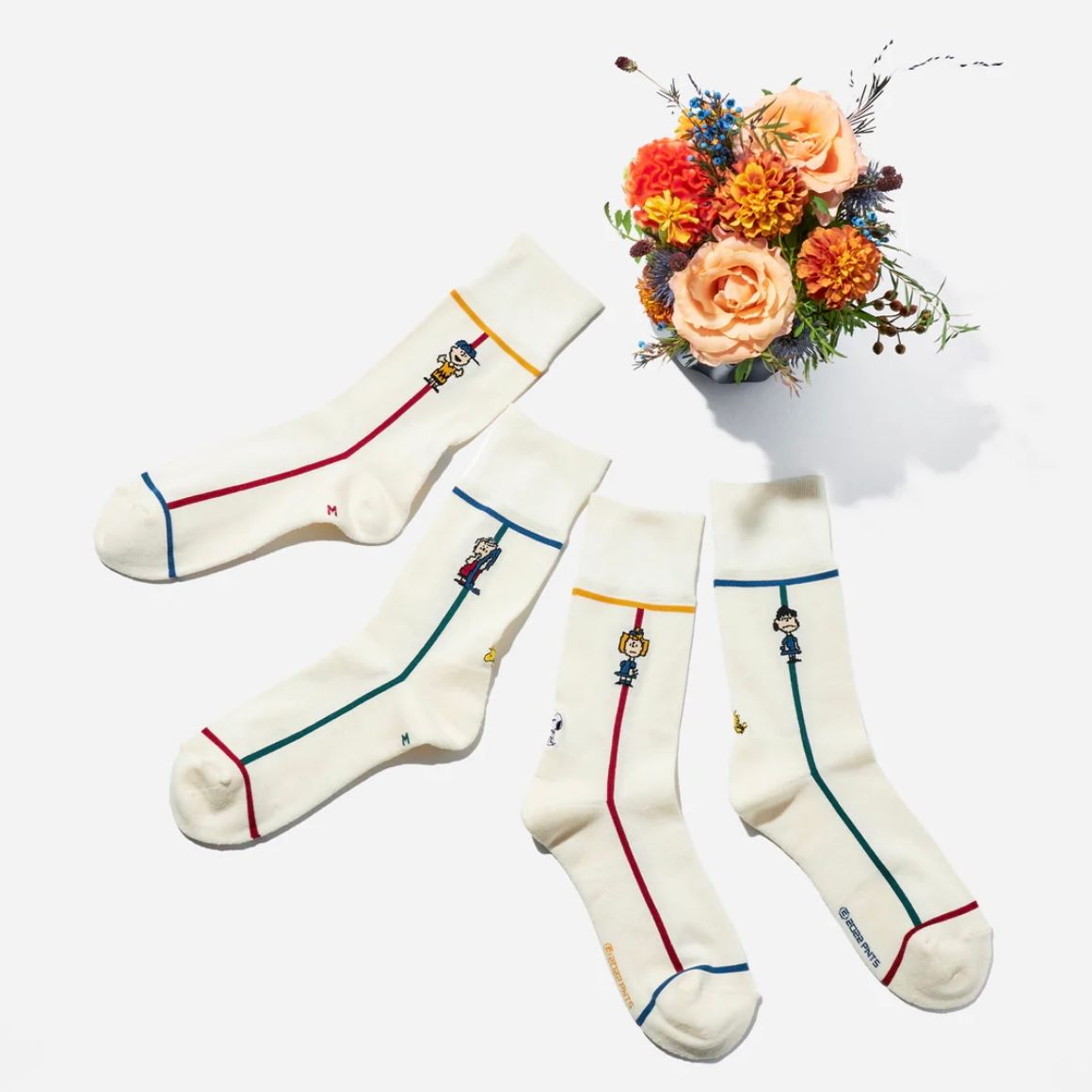【残り一点】Line Socks(ピーナッツギャング)