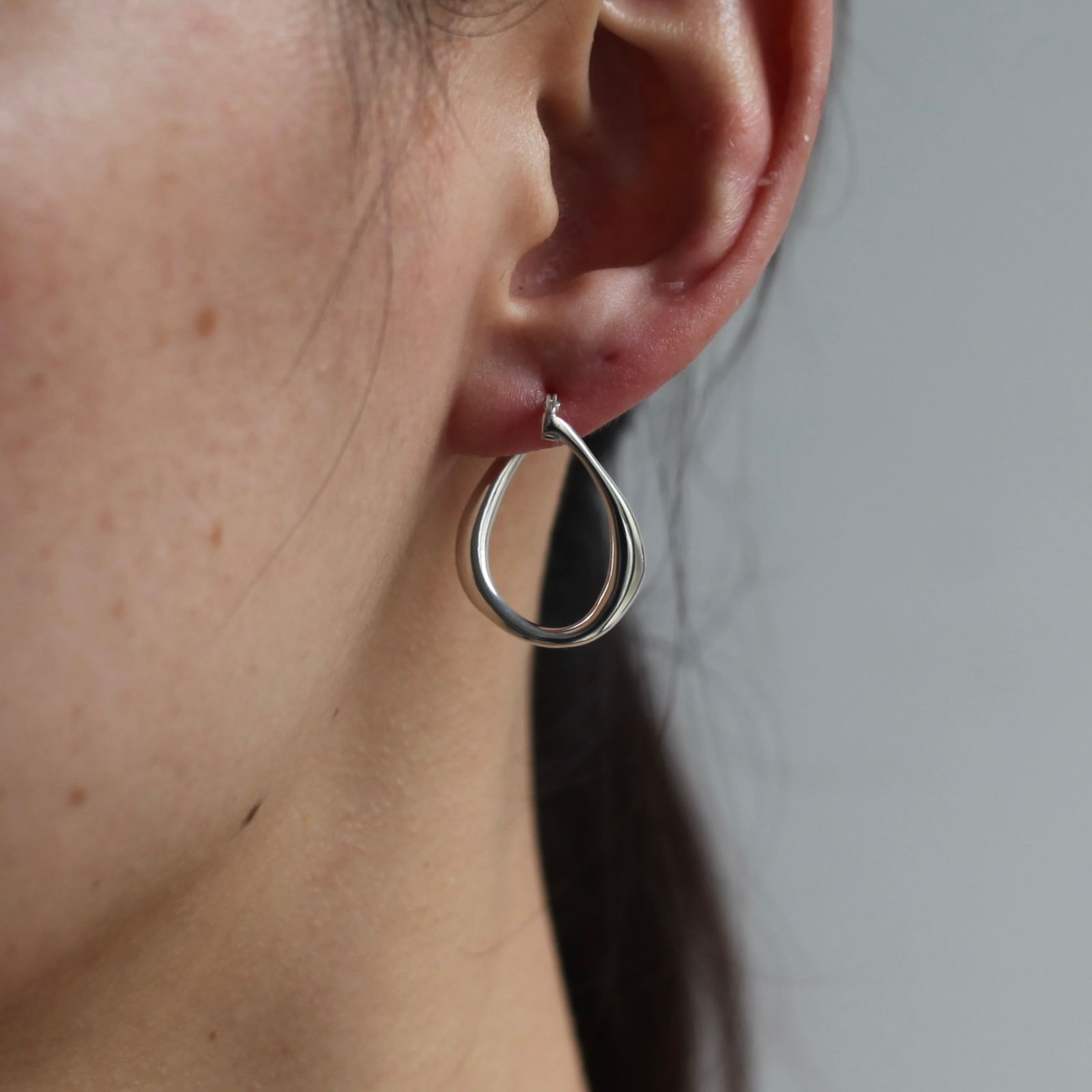 【残り一点】Teardrop Earrings SMALL LINK(両耳用)