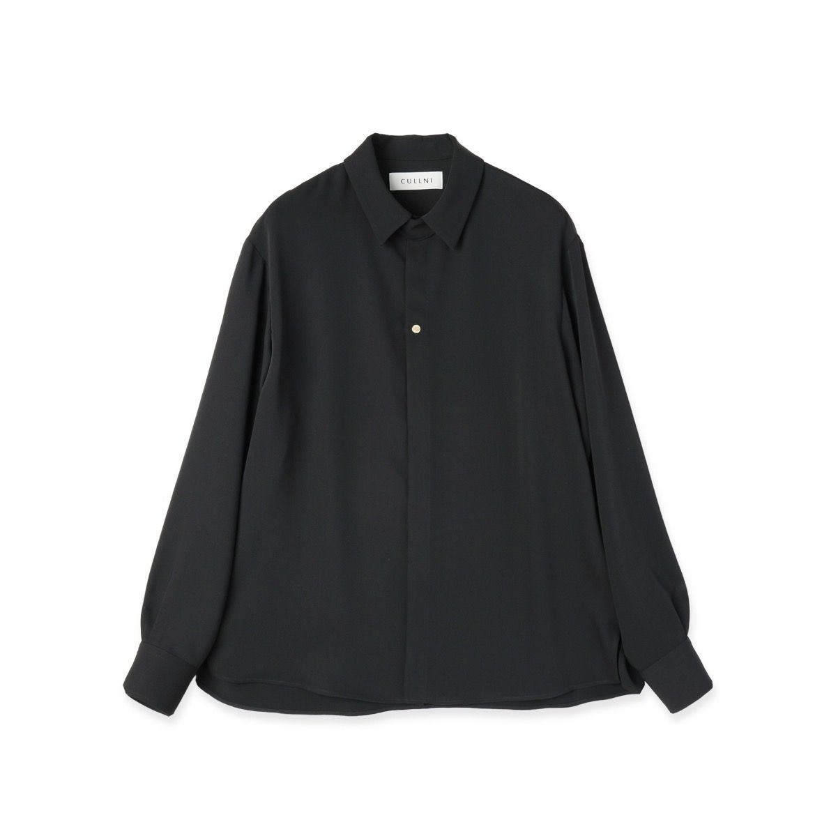 【残り一点】Double Cloth Chin Tab Long Sleeve Shirt