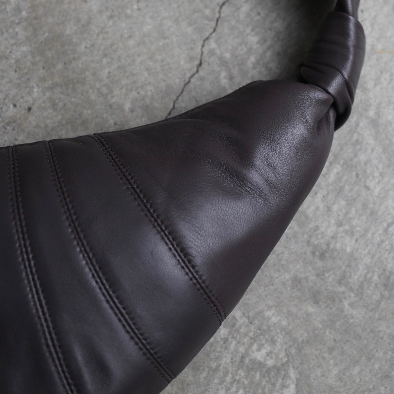 Black Small Croissant Bag | LEMAIRE