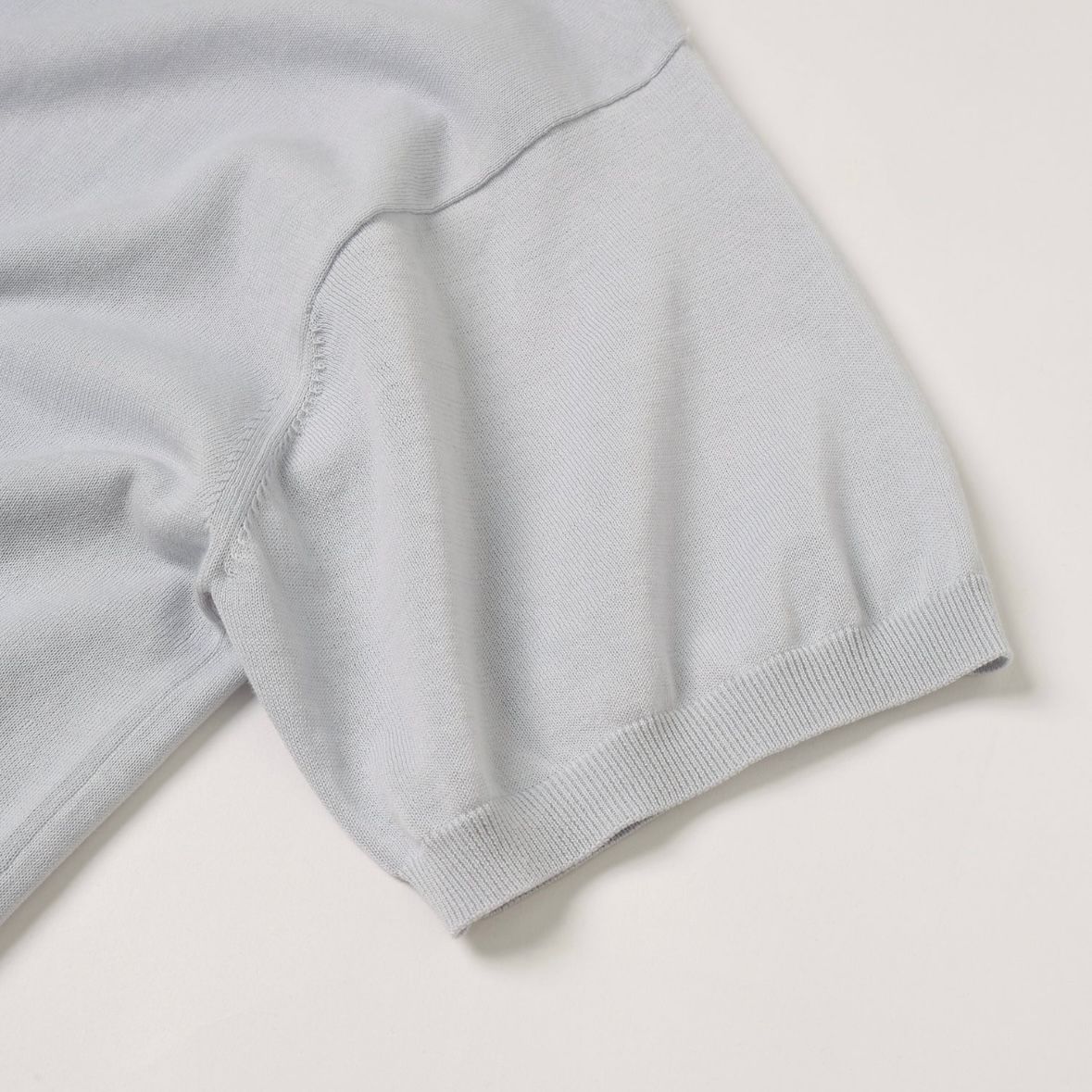 【残り一点】ステッチプリントショートSLニットPO