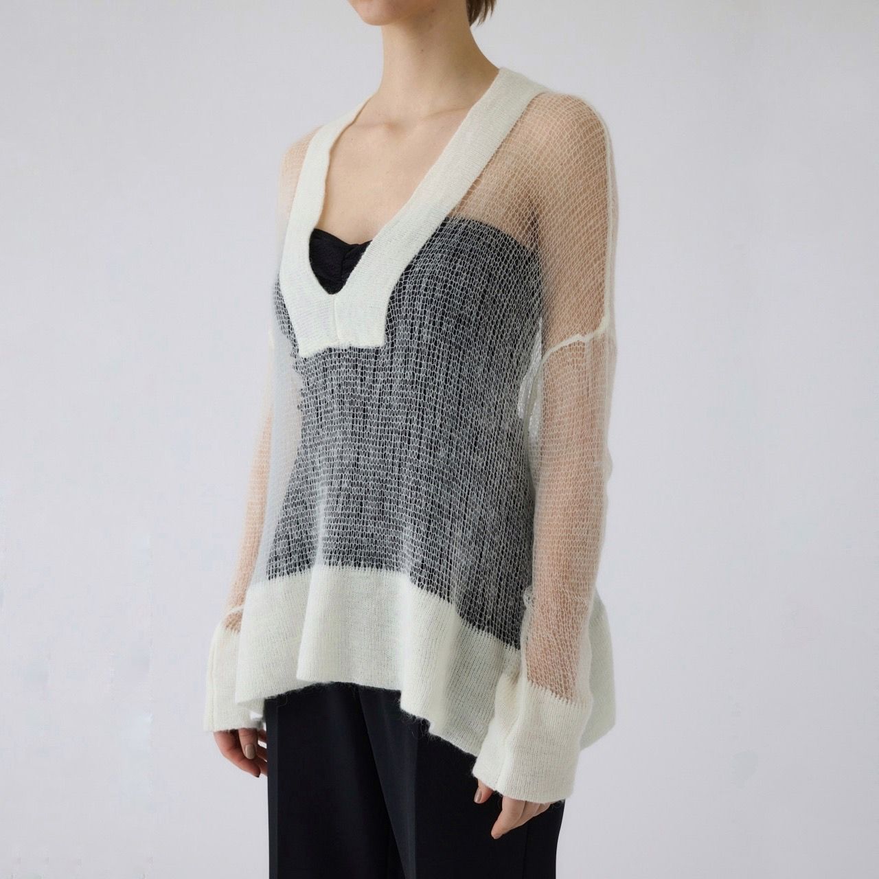 【残り一点】Super Low Gauge Mohair Mix Knit