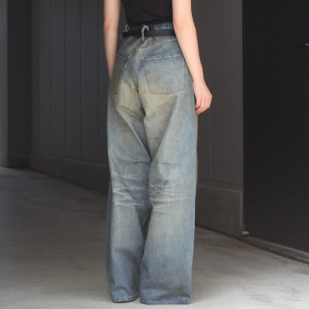 【残り一点】Faded Modern Denim Pants Wide Cut